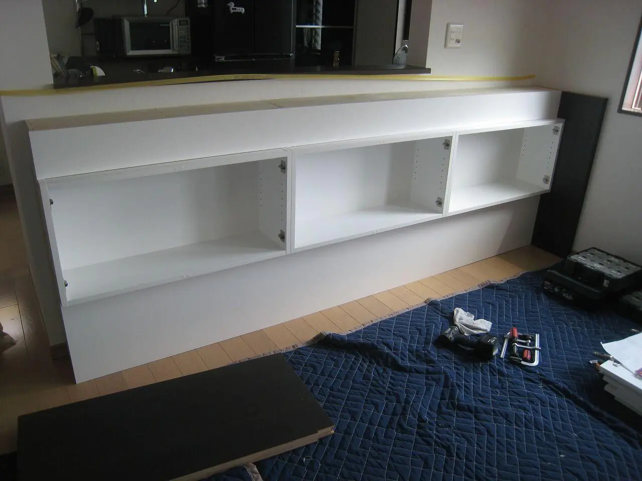 横浜のお客さまのオーダー家具！